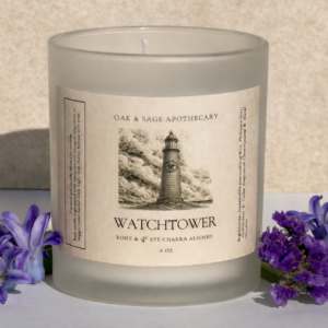 Watchtower Protection Candle (Root & 3rd Eye Chakra Aligned)